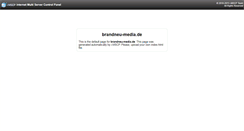 Desktop Screenshot of brandneu-media.de