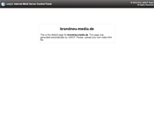 Tablet Screenshot of brandneu-media.de